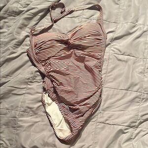 Striped One-Piece Swimsuit